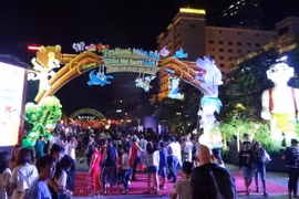 Đông đảo người dân và du khách thành phố tham dự Festival. (Ảnh: Gia Thuận/TTXVN)