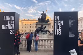 Địa điểm diễn ra London Design Biennale 2018. (Ảnh: Diễm Quỳnh/Vietnam+)