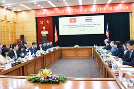 Kỳ họp lần thứ 3 Uỷ ban hỗn hợp về Thương mại Việt Nam-Thái Lan diễn ra ngày 3/8, tại Hà Nội. (Ảnh: Đức Duy/Vietnam+)