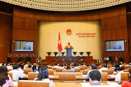 Kỳ họp thứ 5, Quốc hội khóa XIV. (Ảnh: quochoi.vn)