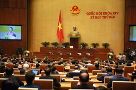 Kỳ họp thứ 6, Quốc hội khóa 14. (Ảnh: Đức Duy/Vietnam+)