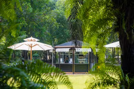 Ecopark nổi tiếng là khu đô thị nhiều cây xanh, mặt hồ rộng lớn cùng nhiều tiện ích dịch vụ như siêu thị, nhà hàng, cafe phục vụ cư dân và khách tham quan. (Ảnh: Minh Sơn/Vietnam+)