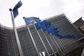 Trụ sở Ủy ban châu Âu tại Brussels (Bỉ). (Ảnh: AFP/ TTXVN)