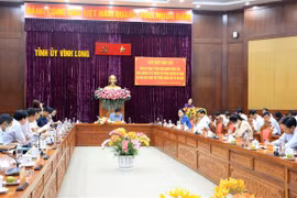 Quang cảnh buổi gặp mặt. (Ảnh: Lê Thúy Hằng/TTXVN)