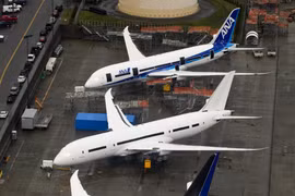 Máy bay của Boeing tại Everett, Washington (Mỹ). (Ảnh: AFP/TTXVN)