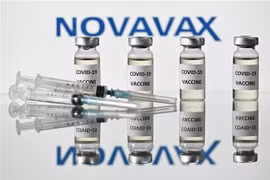 Vaccine phòng COVID-19 của hãng Novavax (Mỹ). (Ảnh: AFP/TTXVN)