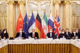 Các đại biểu tại vòng đàm phán về thoả thuận hạt nhân ở Vienna (Áo), ngày 3/12/2021. (Ảnh: THX/TTXVN)