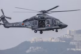 Một chiếc trực thăng cứu hộ của chính quyền Hong Kong (Trung Quốc). (Nguồn: scmp.com)