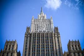 Trụ sở Bộ Ngoại giao Nga ở Moskva. (Ảnh: AFP/TTXVN)