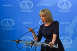 Người phát ngôn Bộ Ngoại giao Nga Maria Zakharova nằm trong danh sách trừng phạt của Mỹ. (Ảnh: AFP/TTXVN)