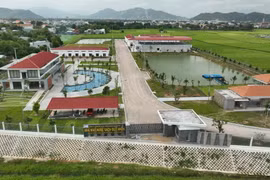 Nhà máy nước sạch Quy Nhơn có công suất 30.000 m3/ngày.đêm ở giai đoạn 1. (Ảnh: Sỹ Thắng/TTXVN)