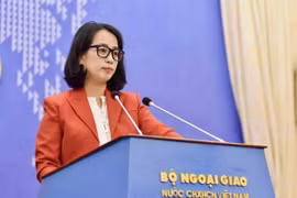 Người phát ngôn Bộ Ngoại giao Phạm Thu Hằng. (Ảnh: Minh Đức/TTXVN)
