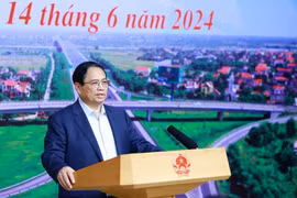 Thủ tướng Phạm Minh Chính chủ trì phiên họp. (Ảnh: Dương Giang/TTXVN)