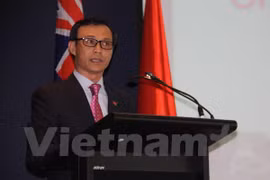 Đại sứ Việt Nam tại Australia Lương Thanh Nghị. (Ảnh: Khánh Linh/Vietnam+)