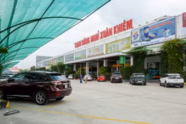 Trạm dừng nghỉ Xuân Khiêm trên tuyến Cao tốc Cao Bồ-Mai Sơn đã được đưa vào vận hành, khai thác phục vụ người dân. (Ảnh: Việt Hùng/Vietnam+)