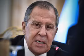 Ngoại trưởng Nga Sergei Lavrov. (Nguồn: AFP)