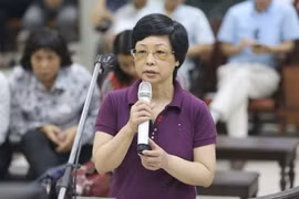 Bị cáo Châu Thị Thu Nga. (Ảnh: Doãn Tấn/TTXVN)