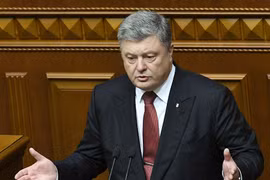 Tổng thống Ukraine Petro Poroshenko. (Nguồn: AFP/TTXVN)