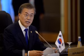 Tổng thống Hàn Quốc Moon Jae-in. (Nguồn: AFP)