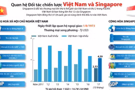 [Infographics] Quan hệ Đối tác chiến lược Việt Nam và Singapore