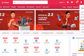 Sàn thương mại điện tử Bukalapak của Indonesia. (Ảnh: Bukalapak)