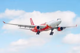 Dòng máy bay Airbus A330 của hãng hàng không Vietjet Air sẽ sử dụng để khai thác đường bay thẳng đến Australia. (Ảnh: CTV/Vietnam+)
