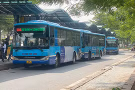Transerco vận hành khoảng 31.000 lượt xe buýt dịp Tết Dương lịch 2024. (Ảnh: Việt Hùng/Vietnam+)