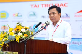 Ông Hoàng Gia Khánh, tân Tổng Giám đốc Tổng công ty Đường sắt Việt Nam. (Ảnh: PV/Vietnam+)
