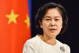 Người phát ngôn Bộ Ngoại giao Trung Quốc Hoa Xuân Oánh. (Ảnh: Kyodo/TTXVN)