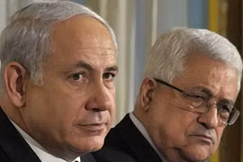 Tổng thống Mahmoud Abbas và Thủ tướng Netanyahu. (Nguồn: Getty Images)