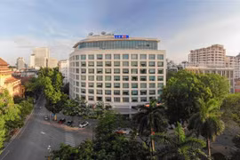 Tòa nhà Thông tấn xã Việt Nam. (Ảnh: Phạm Tuấn Anh/TTXVN)