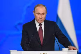 Tổng thống Nga Vladimir Putin. (Nguồn: THX/TTXVN)