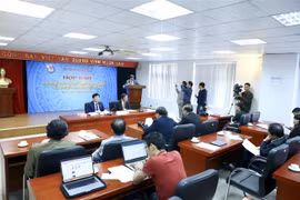 Quang cảnh Họp báo. (Ảnh: Minh Quyết/TTXVN)