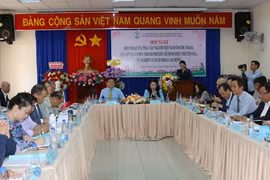 Quang cảnh buổi đối thoại. (Ảnh: Thanh Vũ/TTXVN)