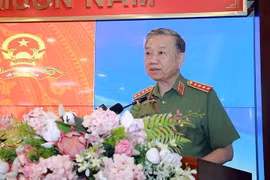 Đại tướng Tô Lâm, Ủy viên Bộ Chính trị, Bộ trưởng Bộ Công an, Phó trưởng Ban Chỉ đạo Trung ương về Phòng, Chống Tham nhũng, Tiêu cực. (Ảnh: TTXVN)