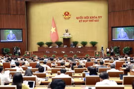 Phó Chủ tịch Quốc hội Trần Quang Phương phát biểu. (Ảnh: Doãn Tấn/TTXVN)
