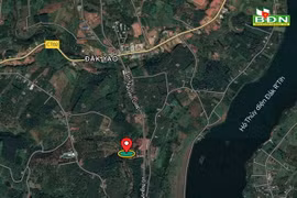 Vị trí nam thanh niên mất tích.