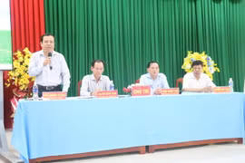 Quang cảnh buổi đối thoại. (Ảnh: Huỳnh Phúc Hậu/TTXVN)