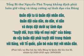 Những phát biểu, chỉ đạo nổi bật của Tổng Bí thư với Quân đội Nhân dân Việt Nam 