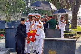 Quang cảnh buổi lễ. (Ảnh: Thế Anh/TTXVN)