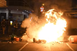 Hong Kong lên án hành vi phá hoại trật tự xã hội của người biểu tình