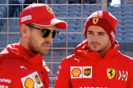 Sebastian Vettel và Charles Leclerc. (Nguồn: Getty Images)