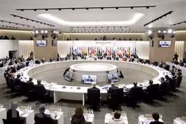 Toàn cảnh một phiên họp của các nước G20. (Nguồn: AFP/TTXVN)