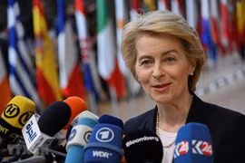 Chủ tịch Ủy ban châu Âu đắc cử Ursula von der Leyen. (Ảnh: THX/TTXVN)
