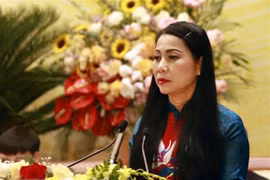 Bà Hoàng Thị Thúy Lan, Ủy viên Trung ương Đảng, Bí thư Tỉnh ủy Vĩnh Phúc. (Ảnh: Hoàng Hùng/TTXVN) 