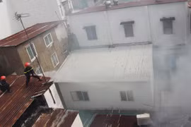 Hiện trường vụ cháy.
