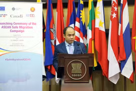 Phó Tổng Thư ký ASEAN Kung Phoak. (Ảnh: Trần Chiến/Vietnam+)