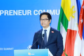 Ông Vũ Tiến Lộc, Chủ tịch Phòng Thương mại và Công nghiệp Việt Nam. (Ảnh: Phương Hoa/TTXVN)