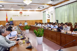 Toàn cảnh cuộc họp thường kỳ. (Nguồn: thuathienhue.gov.vn)