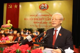 Tổng Bí thư, Chủ tịch nước Nguyễn Phú Trọng phát biểu chỉ đạo Đại hội. (Ảnh: Trí Dũng/TTXVN) 